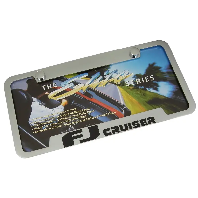 Toyota Fj Cruiser License Plate Frame (Chrome) 1