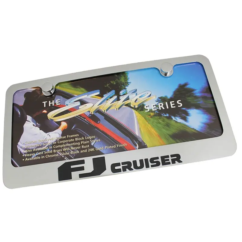 Toyota Fj Cruiser License Plate Frame (Chrome) 1