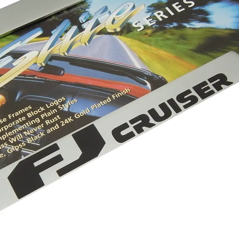 Toyota Fj Cruiser License Plate Frame (Chrome) 2
