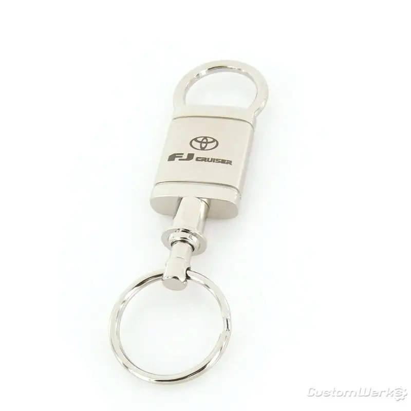 Toyota Fj Cruiser Satin Valet Keychain (Chrome) 1