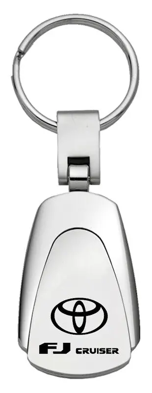 Toyota Fj Cruiser Teardrop Key Chain (Silver) 1