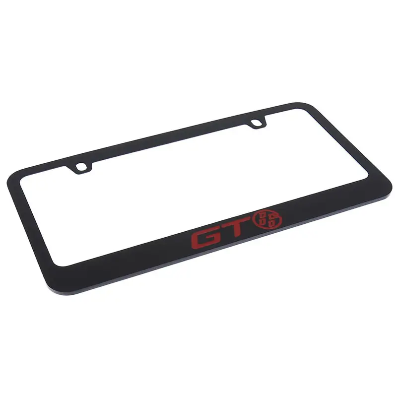 Toyota Gt86 License Plate Frame (Red On Black) 2