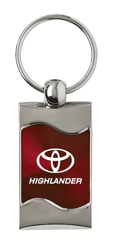 Toyota Highlander Key Ring (Burgundy) 1