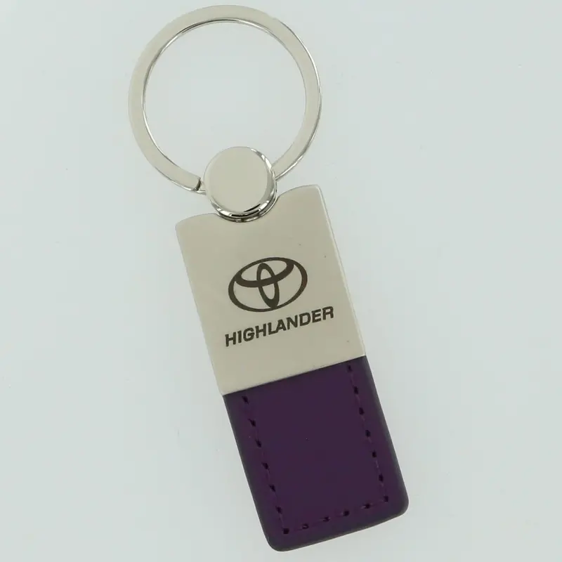 Toyota Highlander Leather Key Ring 2