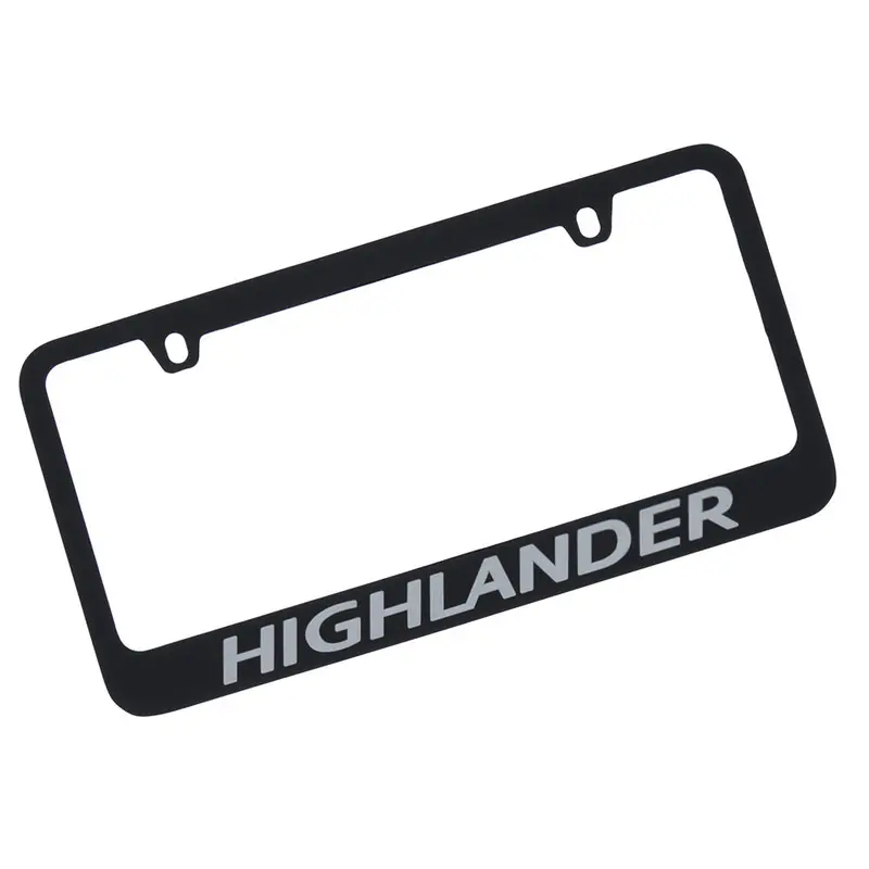 Toyota Highlander Logo License Plate Frame (Black) 1