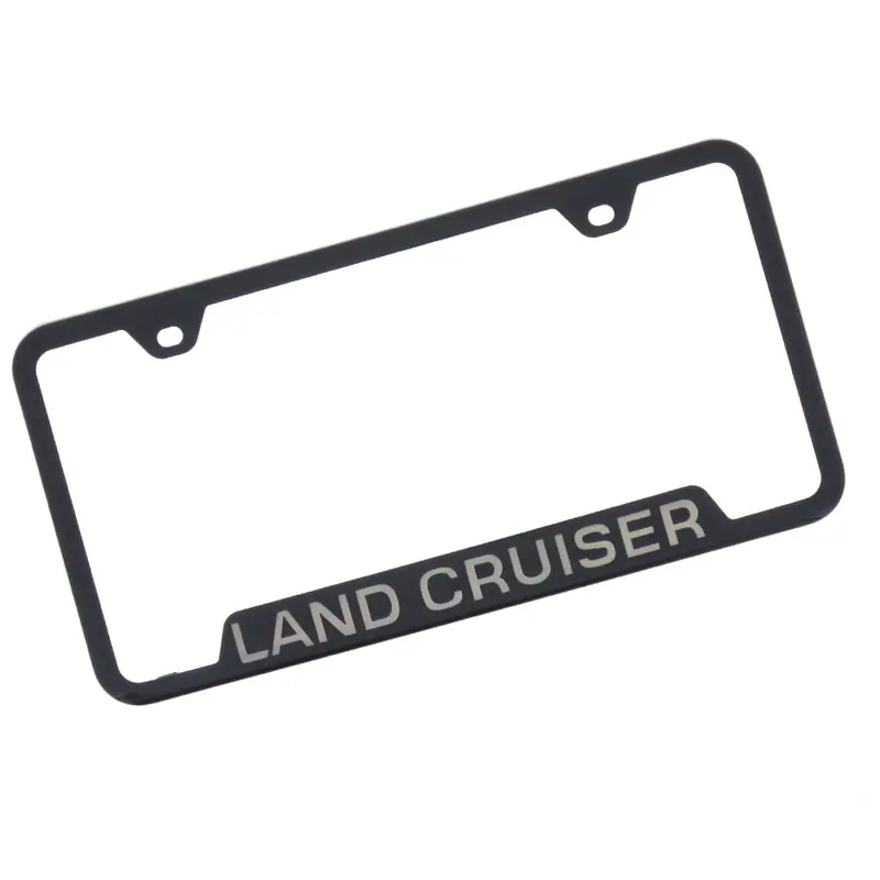 Toyota Land Cruiser License Plate Frame (Black) 1