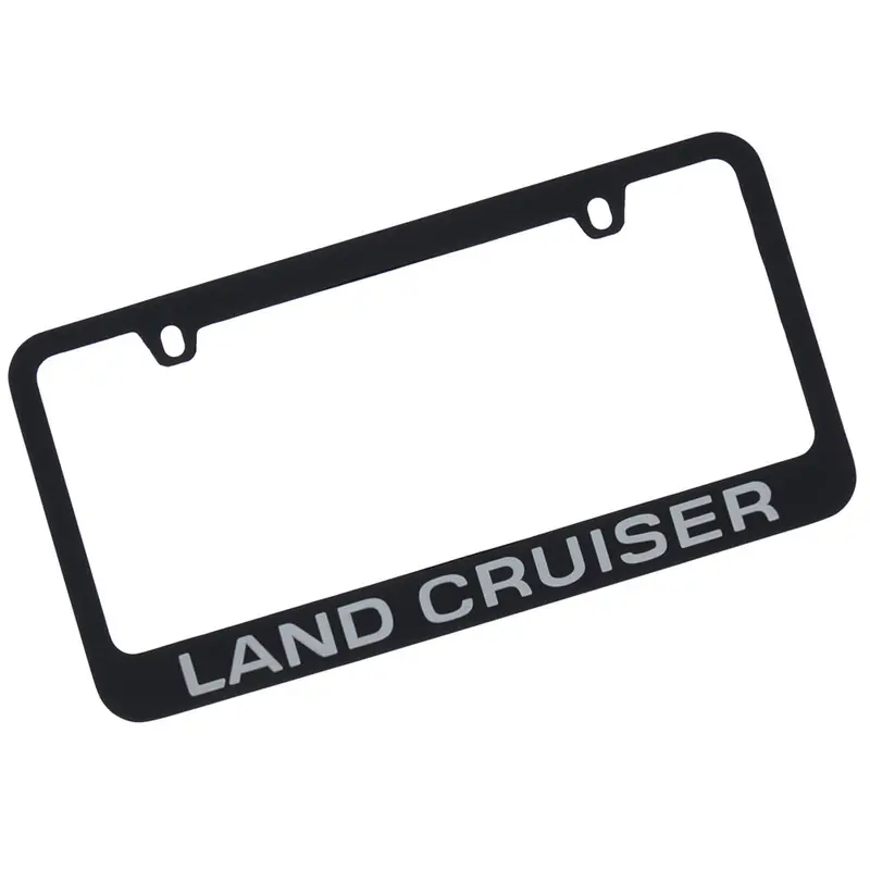 Toyota Land Cruiser Logo License Plate Frame (Black) 1