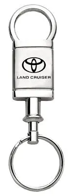 Toyota Land Cruiser Satin Chrome Valet Keychain 1