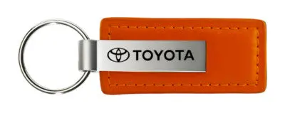 Toyota Leather Key Chain (Orange) 1