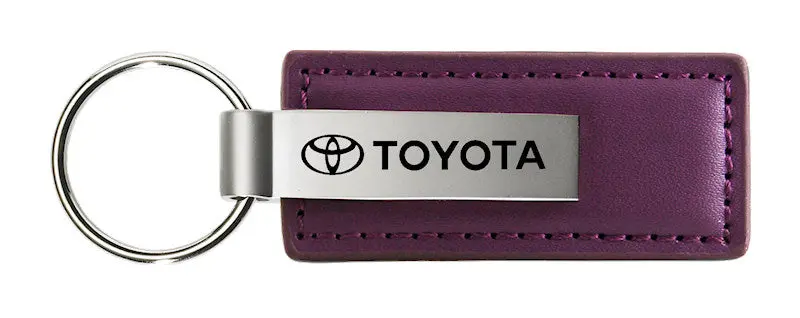 Toyota Leather Keychain (Purple) 1