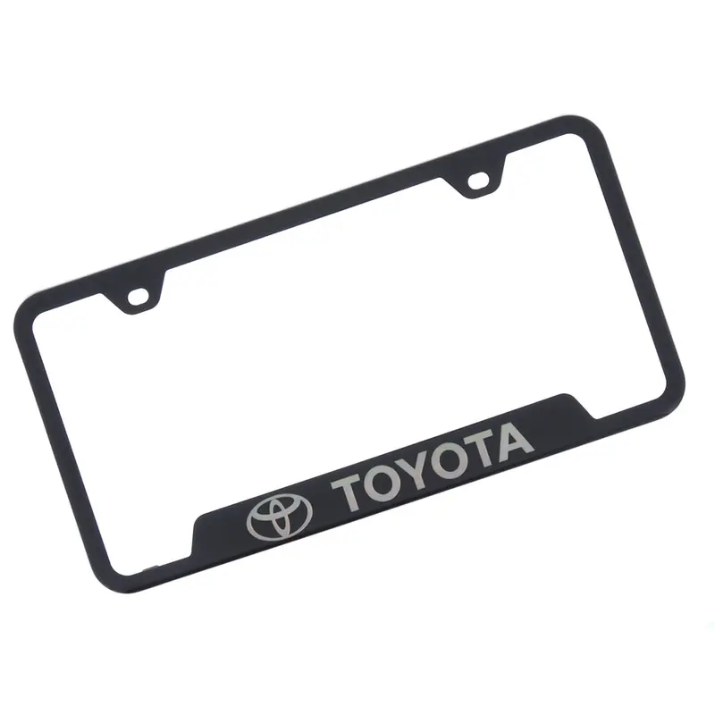 Toyota License Plate Frame (Black) 1