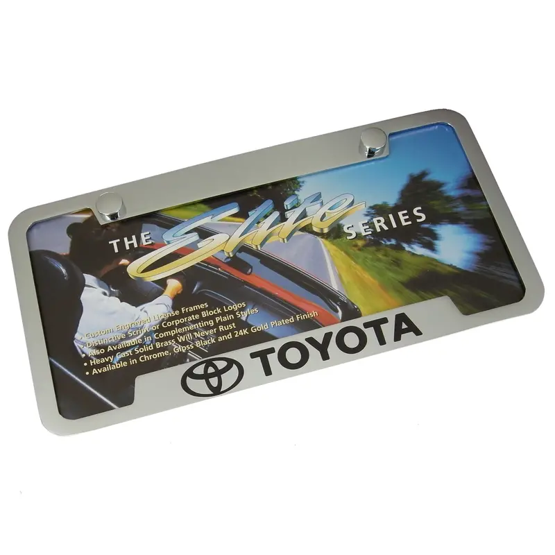 Toyota License Plate Frame (Chrome) 1