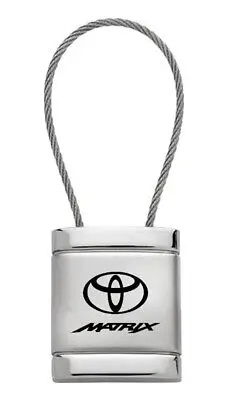 Toyota Matrix Satin Chrome Cable Key Fob (Silver) 1