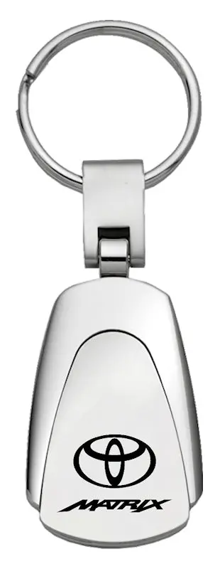 Toyota Matrix Teardrop Key Chain (Silver) 1