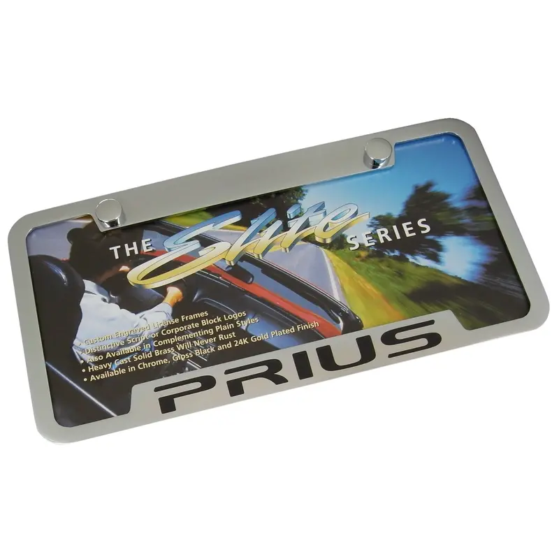 Toyota Prius License Plate Frame (Chrome) 1