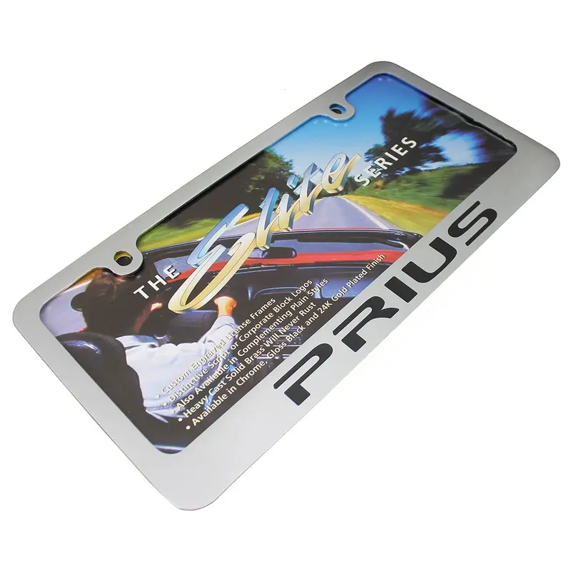 Toyota Prius License Plate Frame (Chrome) 2