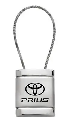 Toyota Prius Satin Chrome Cable Key Fob (Silver) 1