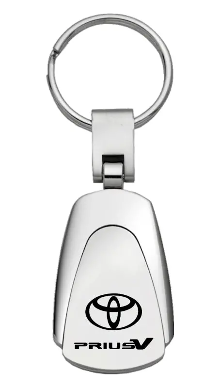 Toyota Prius V Teardrop Key Chain (Silver) 1