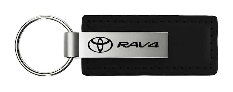 Toyota Rav4 Leather Keychain (Black) 1
