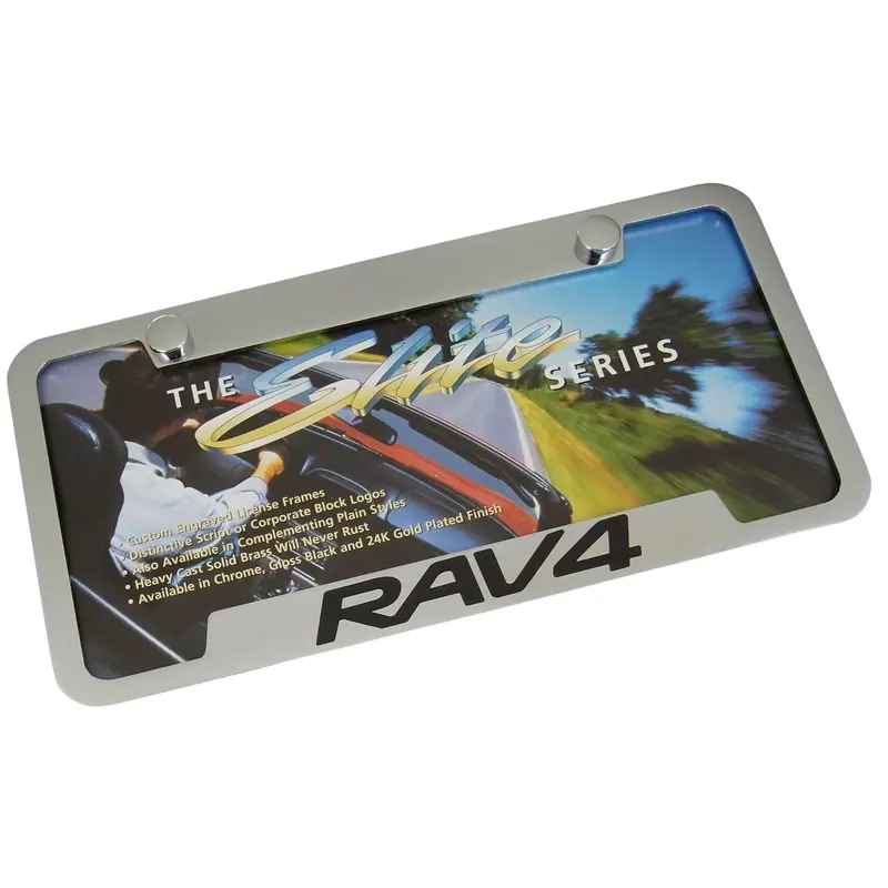 Toyota Rav4 License Plate Frame (Chrome) 1