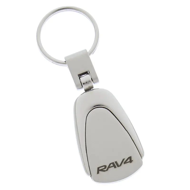 Toyota Rav4 Tear Drop Key Chain (Chrome) 1