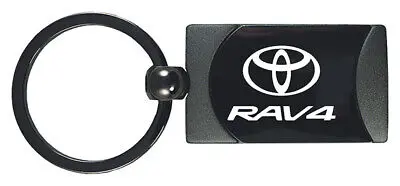Toyota Rav4 Two-Tone Rectangular Key Fob (Gun Metal) 1
