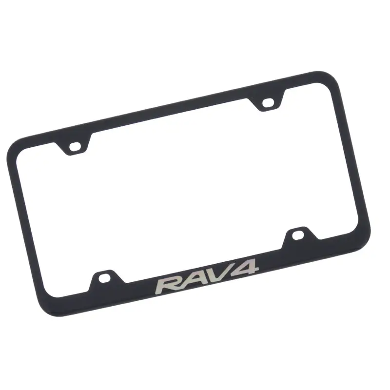 Toyota Rav4 Wide Body License Plate Frame (Black) 1