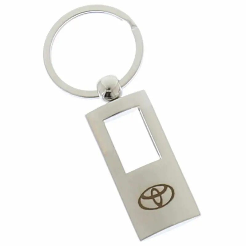 Toyota Rectangle Key Chain (Chrome) 1