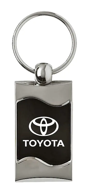 Toyota Satin Rectangular Key Ring 8