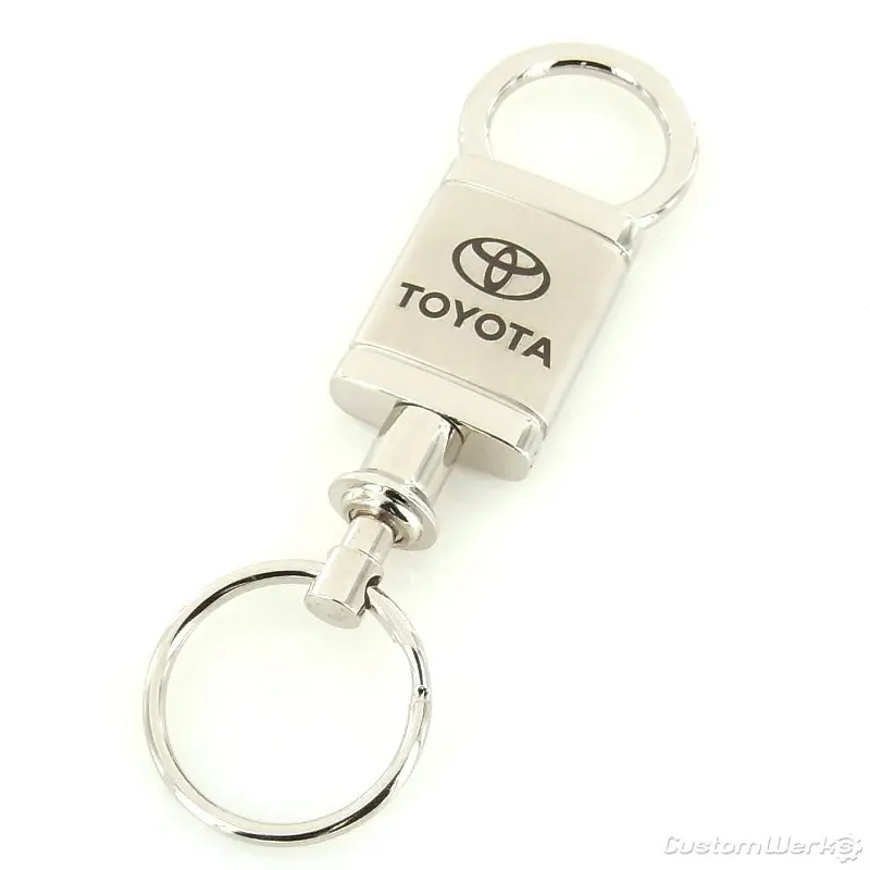 Toyota Satin Valet Keychain (Chrome) 1