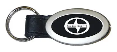 Toyota Scion Oval Key Chain (Black) 1