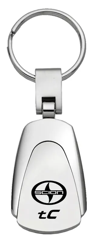 Toyota Scion Tc Teardrop Key Chain (Silver) 1