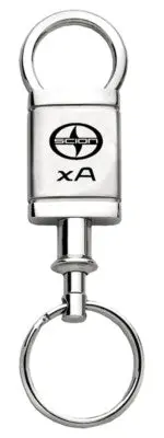 Toyota Scion Xa Satin Chrome Valet Key Chain (Silver) 1