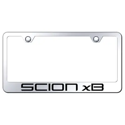 Toyota Scion Xb Laser Etched Logo Stainless Steel License Plate Frame (Chrome) 1