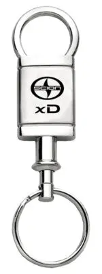 Toyota Scion Xd Satin Chrome Valet Key Chain (Silver) 1