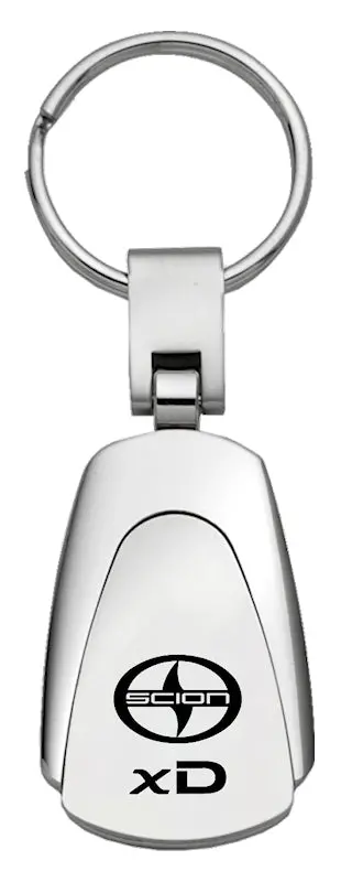 Toyota Scion Xd Teardrop Key Chain (Silver) 1