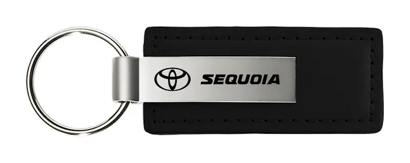 Toyota Sequoia Leather Keychain (Black) 1