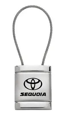 Toyota Sequoia Satin Chrome Cable Key Fob (Silver) 1