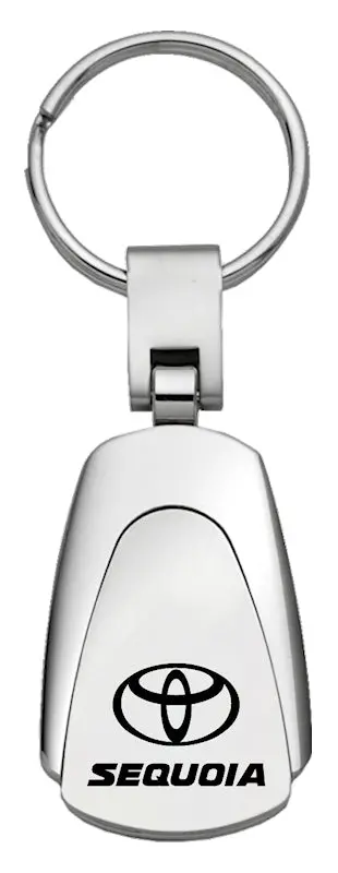 Toyota Sequoia Teardrop Key Chain (Silver) 1