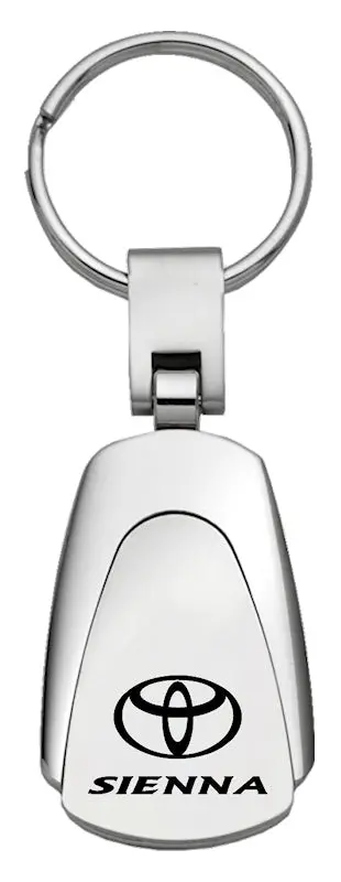Toyota Sienna Teardrop Key Chain (Silver) 1