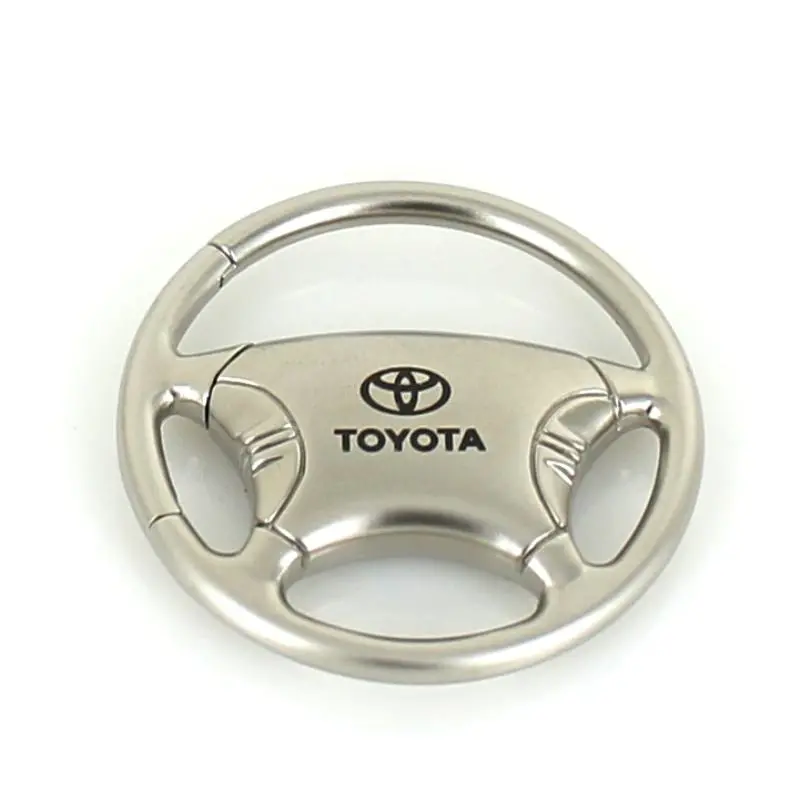 Toyota Steering Wheel Keychain (Chrome) 1