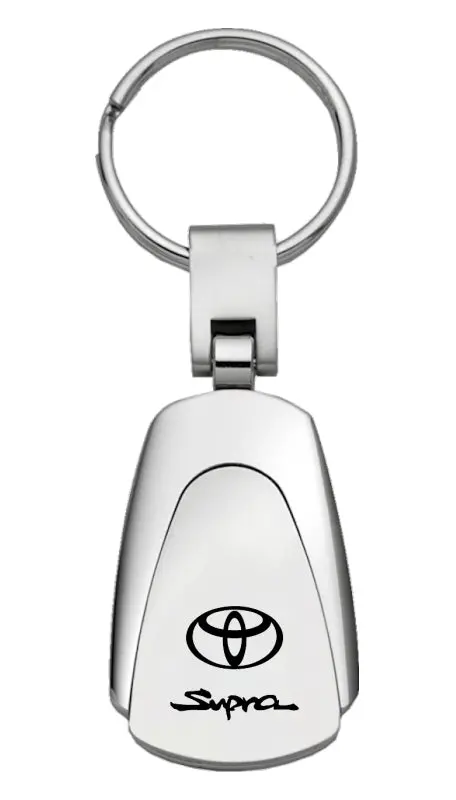 Toyota Supra Teardrop Key Chain (Silver) 1