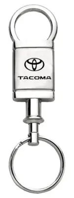 Toyota Tacoma Satin Chrome Valet Keychain (Silver) 1