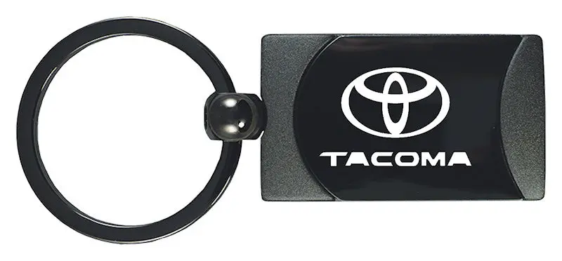 Toyota Tacoma Two-Tone Rectangular Key Fob (Gunmetal) 1