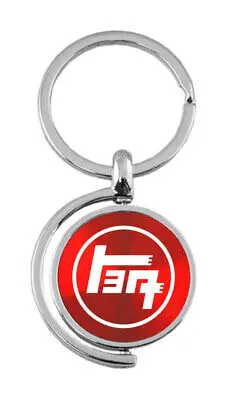 Toyota Teq Logo Spinner Key Fob (Red) 1