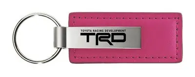 Toyota Trd Leather Key Chain (Pink) 1