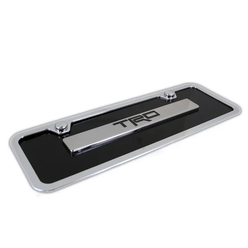 Toyota Trd License Plate Kit (Black) 2