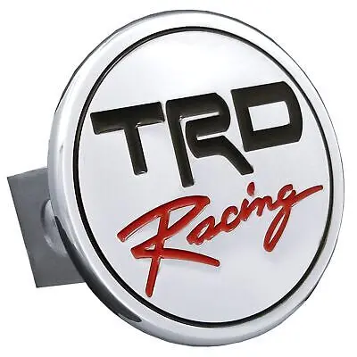Toyota Trd Logo Trailer Hitch Plug (Chrome) 1