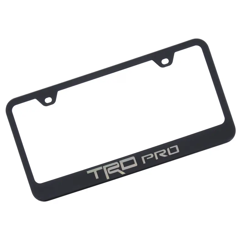 Toyota Trd Pro License Plate Frame (Black) 1
