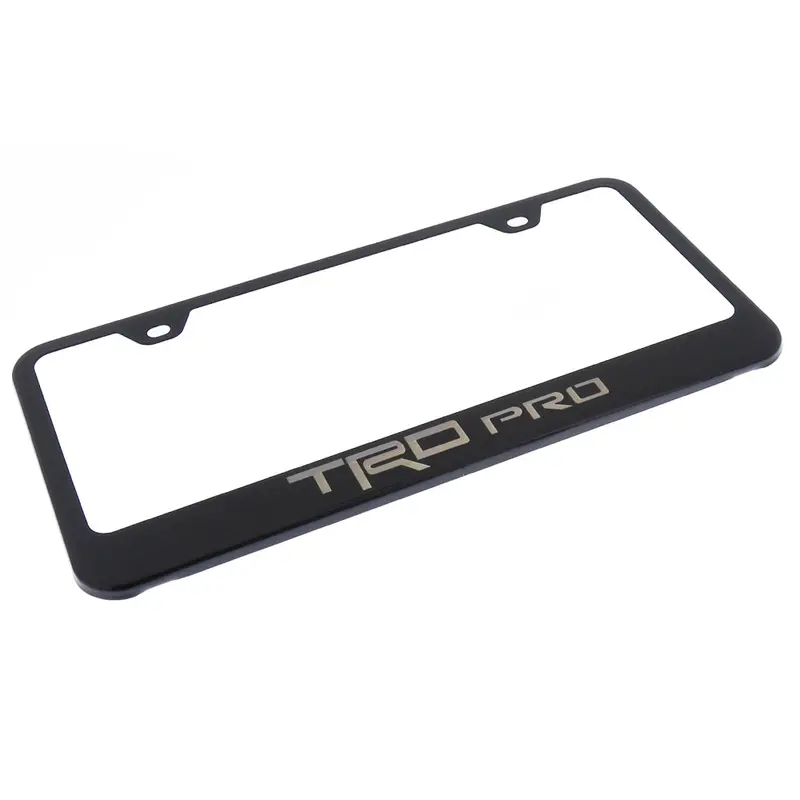 Toyota Trd Pro License Plate Frame (Black) 2